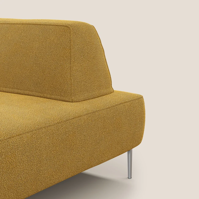 Newton fauteuil modulable avec dossier amovibles T07 jaune
