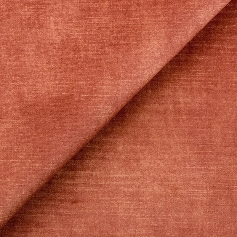 Andromeda canapé-lit d'angle en velours doux imperméable T01 saumon