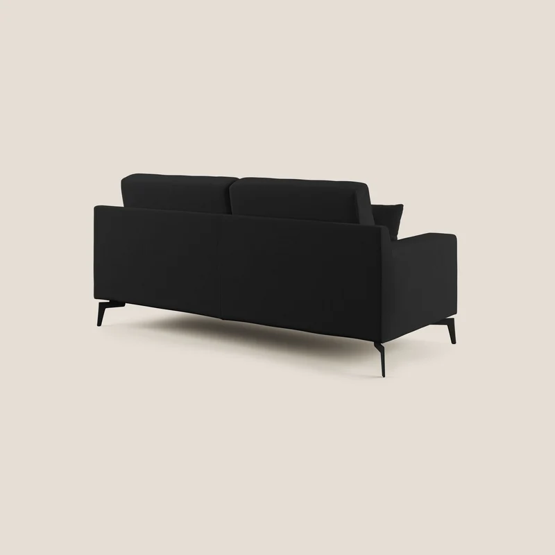 Prestige canapé moderne en microfibre détachable T11 noir