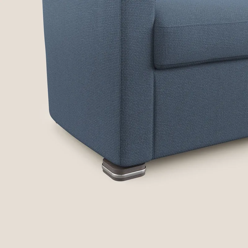 Cloe Fauteuil en tissu détachable à l'eau QuickClean T08 bleu