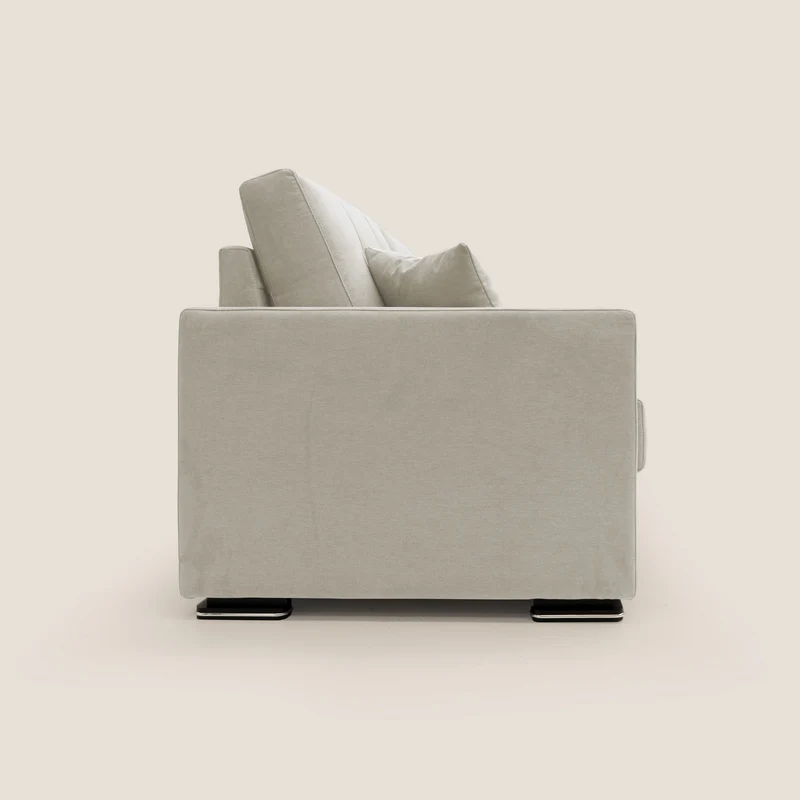 Giove canapé en tissu doux imperméable T02 crème
