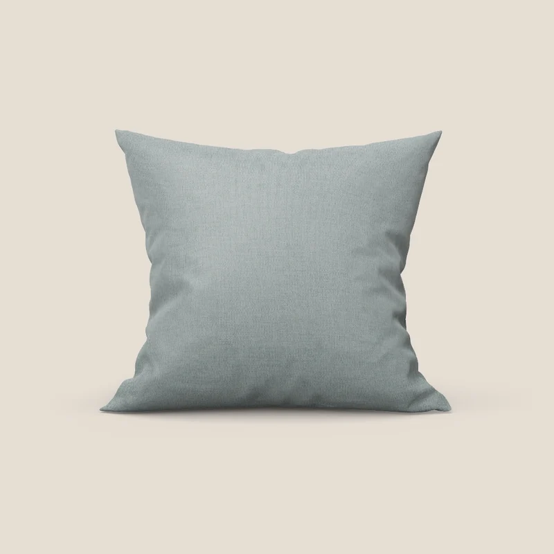 Aspen Coussin disponible en différentes couleurs en tissu élégant doux et détachable T17 vert aquamarine