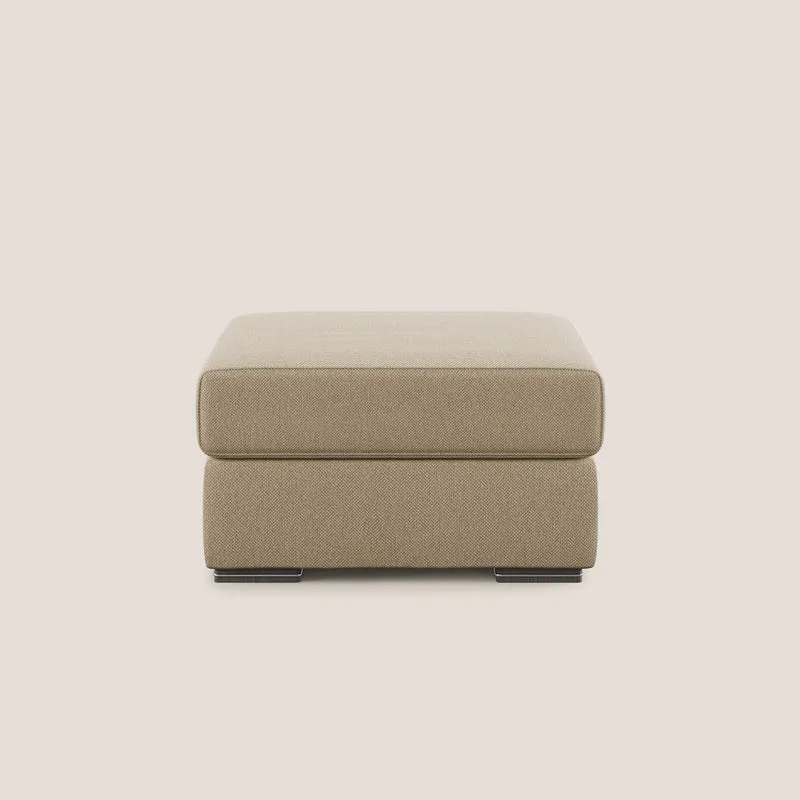 Sun pouf coffre en tissu détachable T05 beige