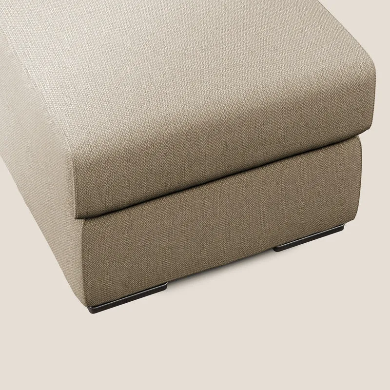 Sun pouf coffre en tissu détachable T05 beige