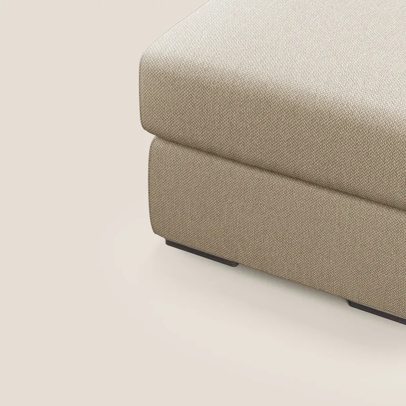 Sun pouf coffre en tissu détachable T05 beige