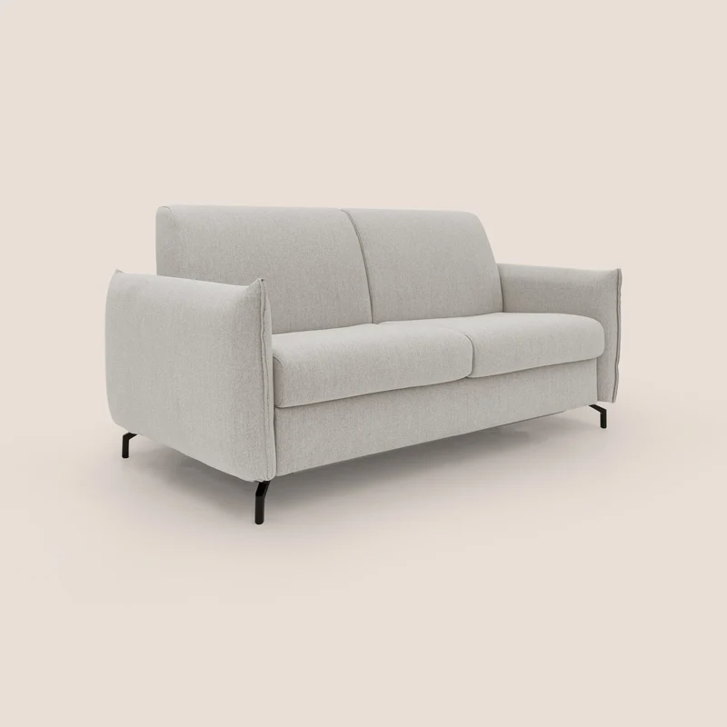 Scarlet canapé convertible en tissu mixte coton imperméable T19 crème