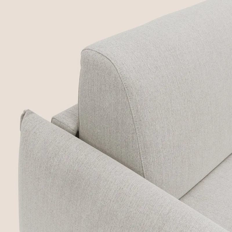 Scarlet canapé convertible en tissu mixte coton imperméable T19 crème