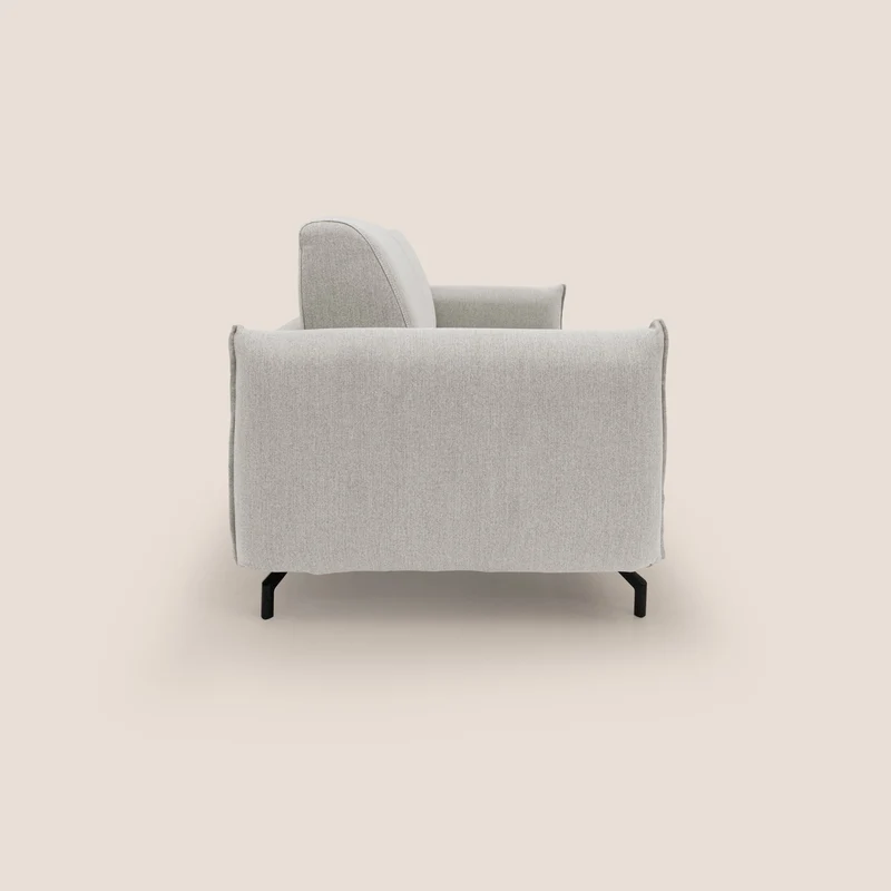 Scarlet canapé convertible en tissu mixte coton imperméable T19 crème