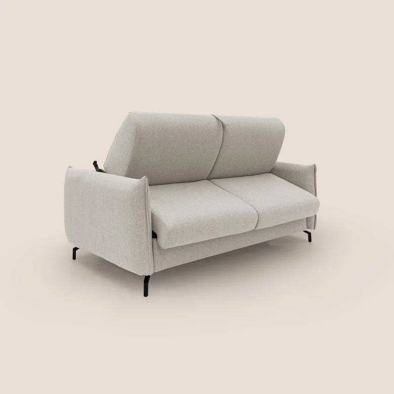 Scarlet canapé convertible en tissu mixte coton imperméable T19 crème