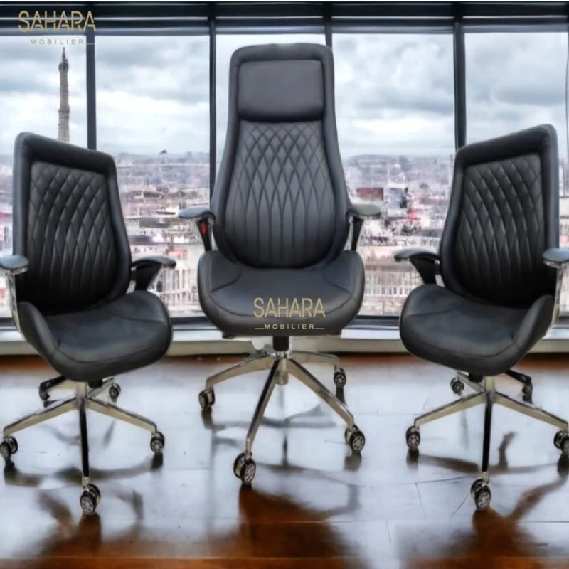 Pack de fauteuils en simili cuir Elixa Réf B3168
