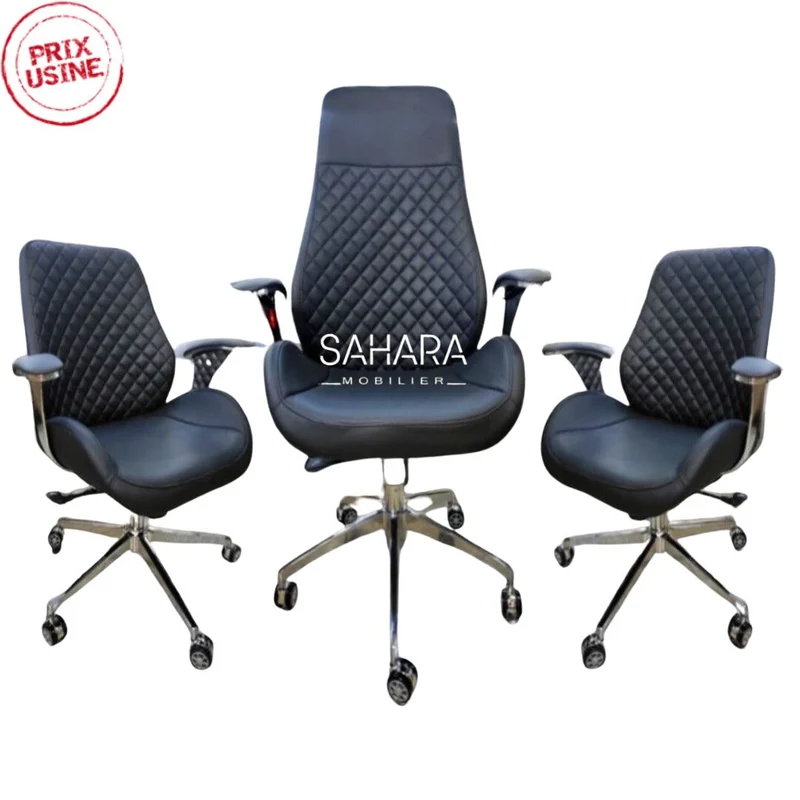 Pack de fauteuils en simili cuir Primea Réf B3166