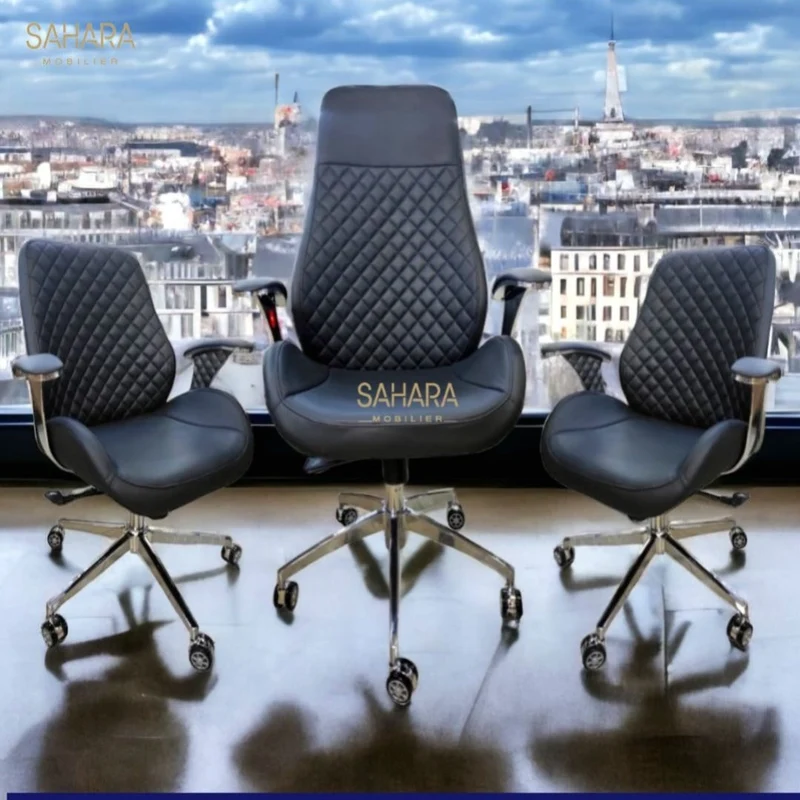 Pack de fauteuils en simili cuir Primea Réf B3166