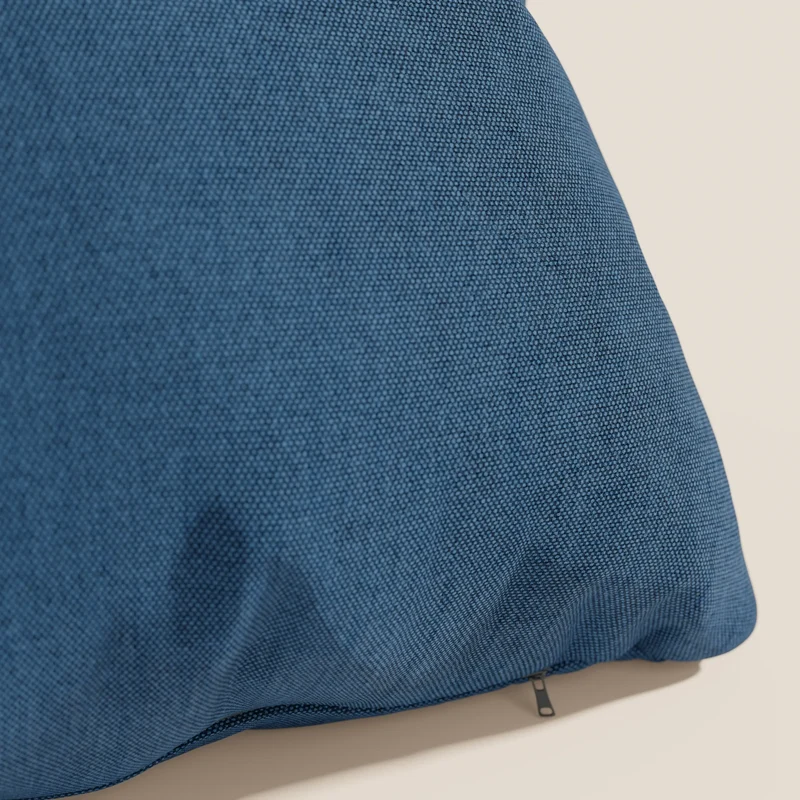 Honey coussin disponible en plusieurs couleurs, réalisé en tissu imperméable similaire au coton T13 bleu