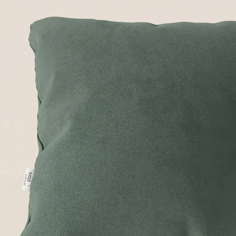 Coussin Jazz disponible en plusieurs couleurs, fabriqué en microfibre technique détachable T11 vert