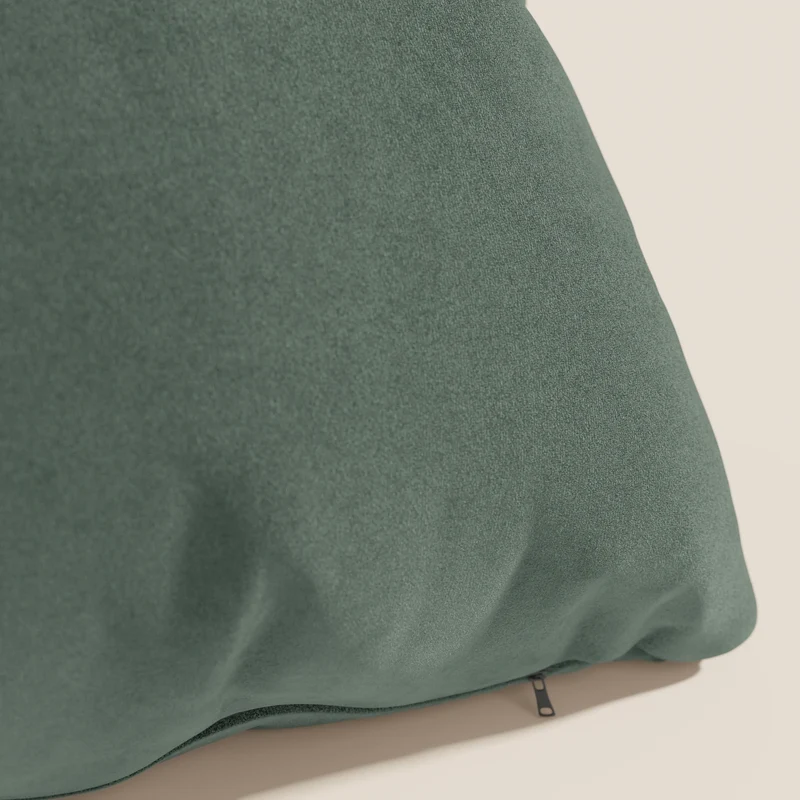 Coussin Jazz disponible en plusieurs couleurs, fabriqué en microfibre technique détachable T11 vert
