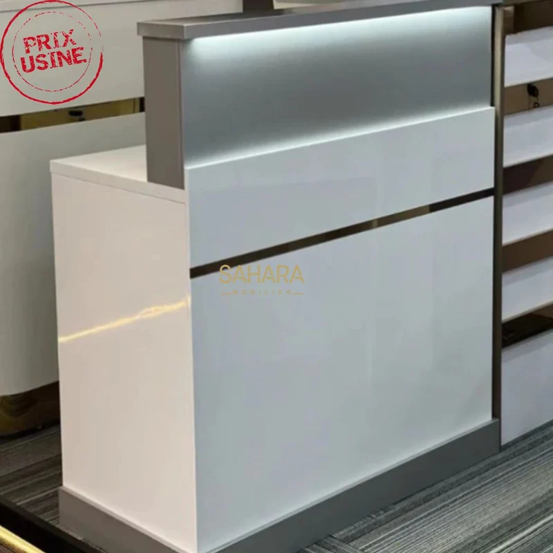Comptoir d'accueil LED 140 cm Réf. B2916