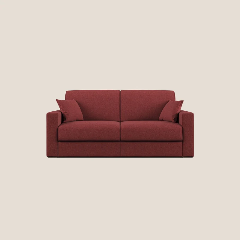 Best canapé lit convertible en tissu détachable QuickClean T08 rouge