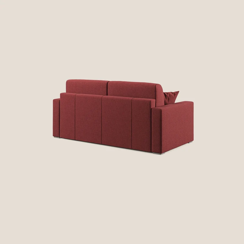 Best canapé lit convertible en tissu détachable QuickClean T08 rouge