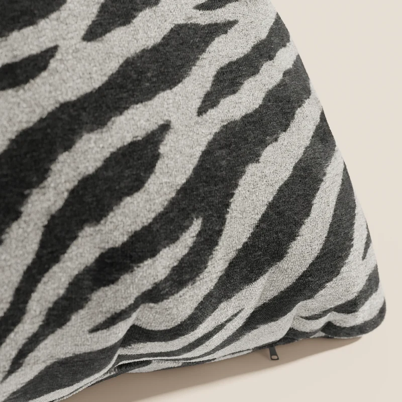 Wild coussins collection WILD en microfibre imperméable zèbre