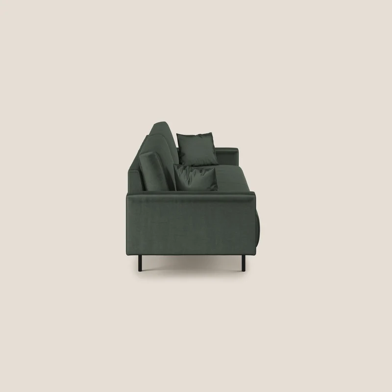 Arthur canapé moderne en velours doux imperméable T01 vert