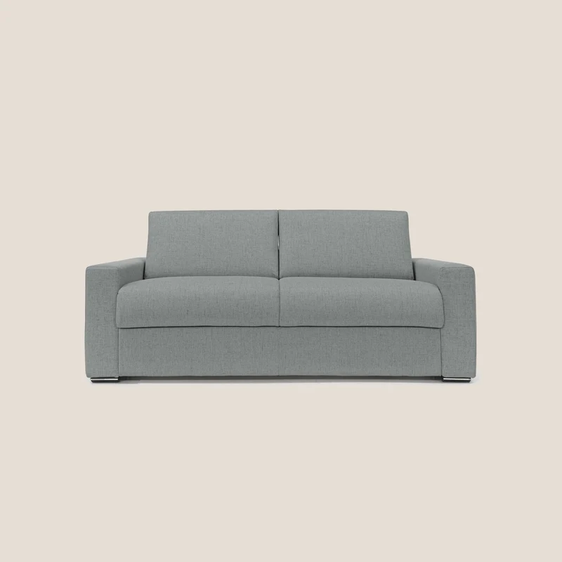 Nixon Canapé convertible avec matelas 20cm en tissu imperméable T03 gris