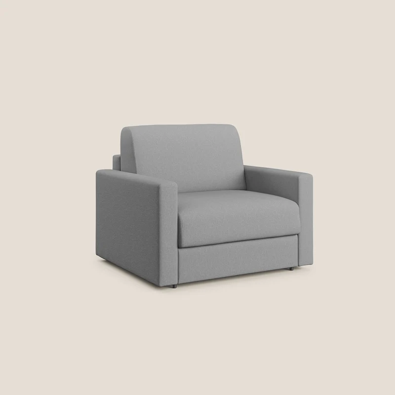 Chris Fauteuil convertible en tissu imperméable T13 gris