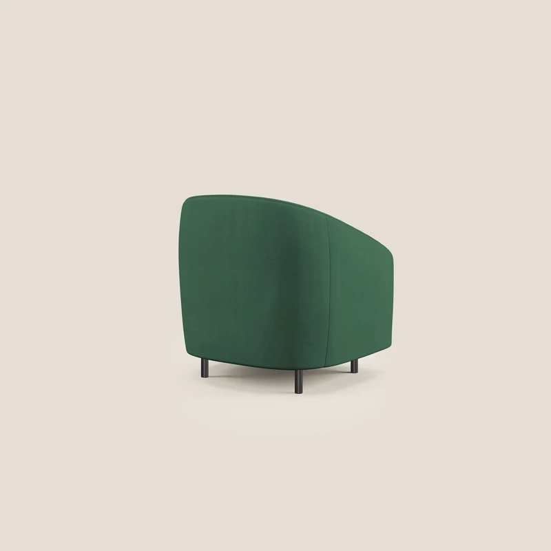 Pandora Fauteuil en tissu doux imperméable T02 vert
