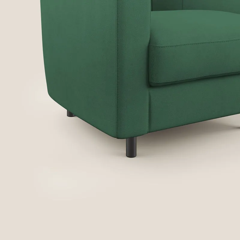 Pandora Fauteuil en tissu doux imperméable T02 vert