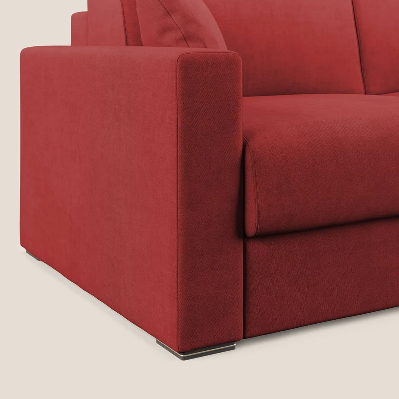 Best Canapé-lit double en tissu imperméable T02 rouge