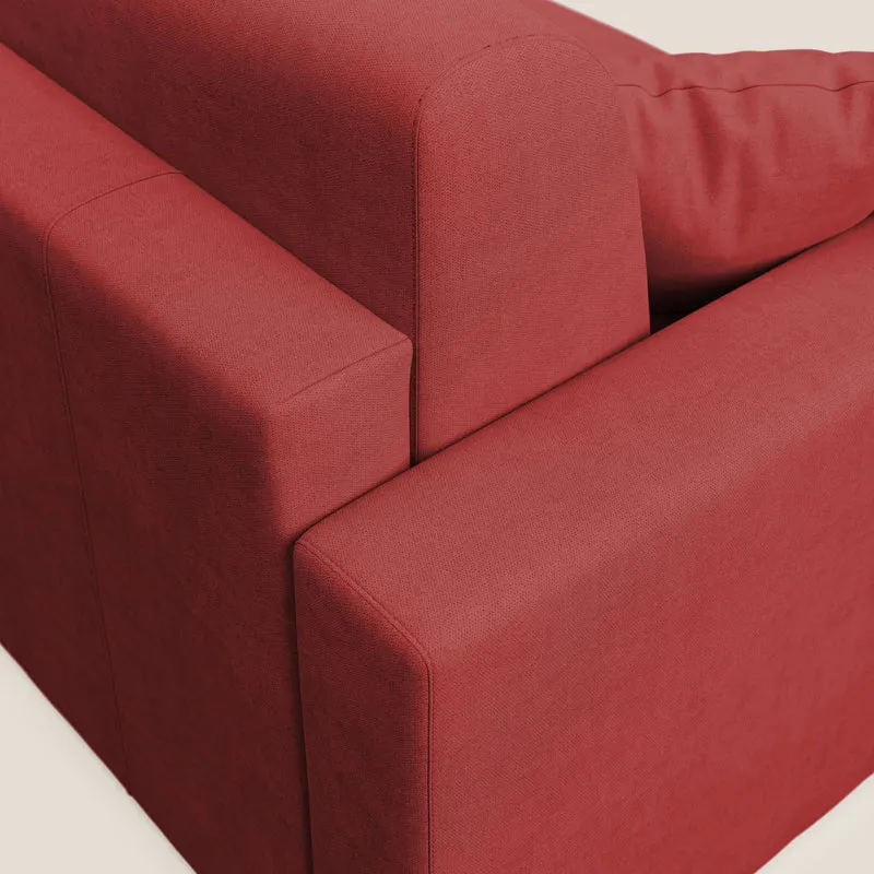 Best Canapé-lit double en tissu imperméable T02 rouge