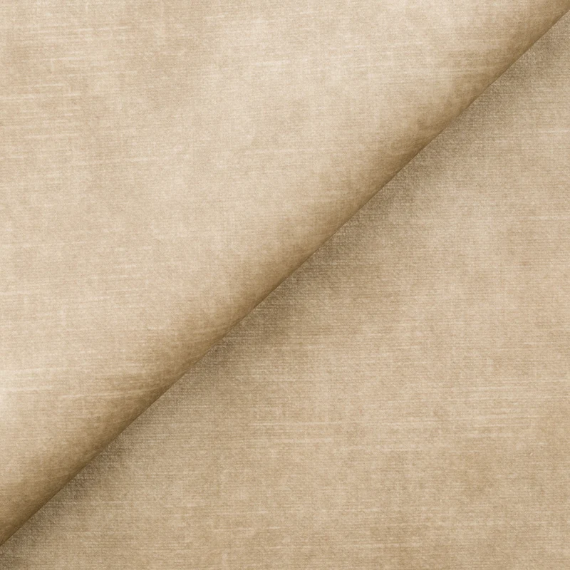 Arthur canapé d'angle moderne en velours doux imperméable T01 beige