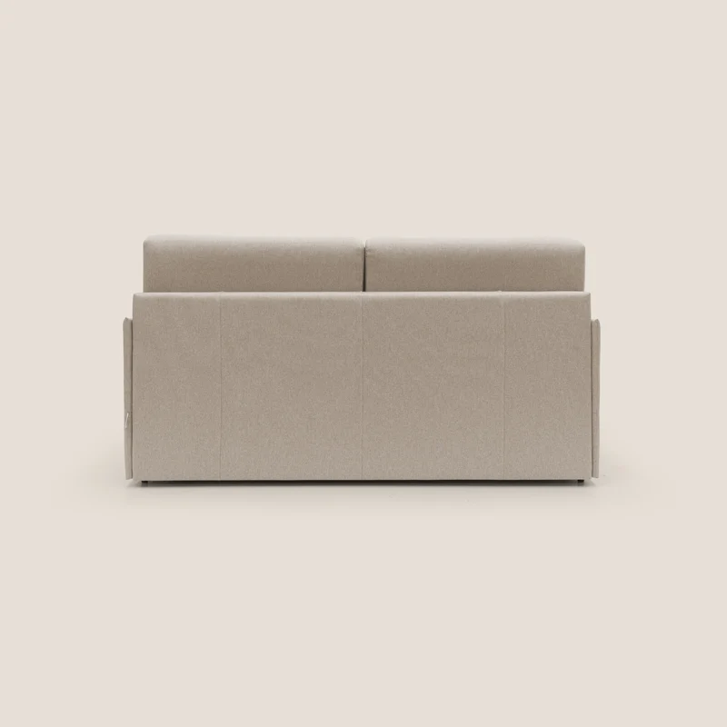 Evans Canapé convertible en tissu imperméable T13 beige