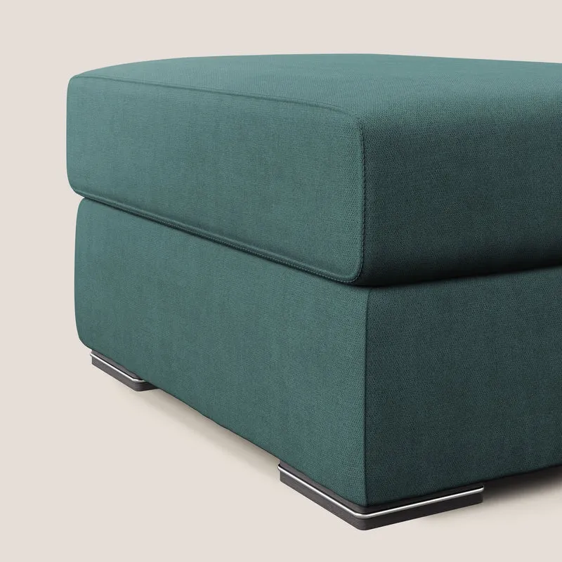 Sun pouf coffre en tissu imperméable T02 bleu canard