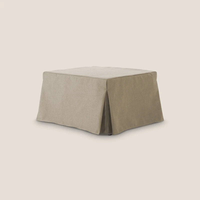 Tip-Top Pouf LIT en tissu imperméable T13 beige