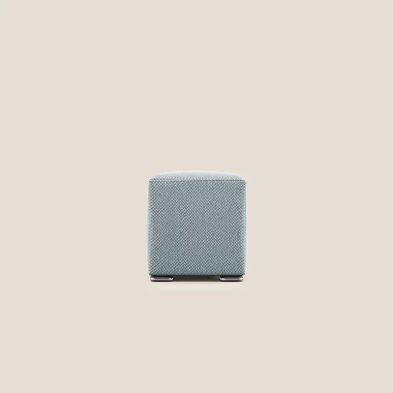 Cube pouf en tissu doux détachable T05 sucre glace