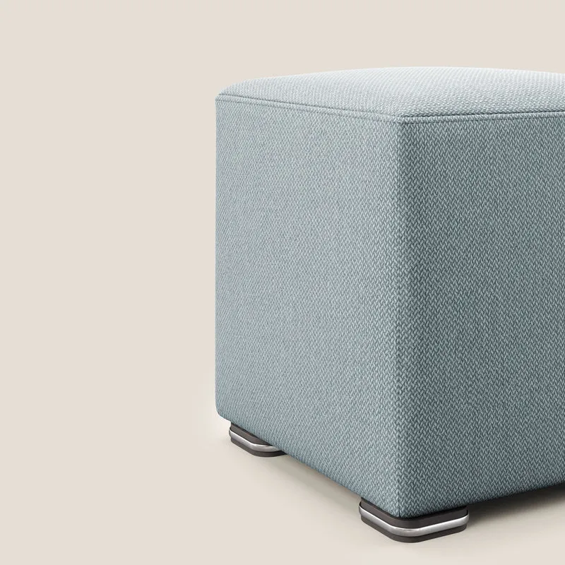 Cube pouf en tissu doux détachable T05 sucre glace