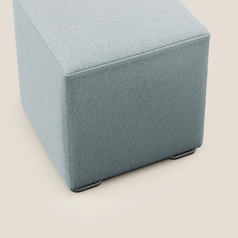Cube pouf en tissu doux détachable T05 sucre glace