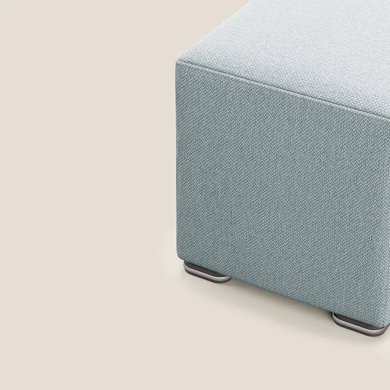 Cube pouf en tissu doux détachable T05 sucre glace