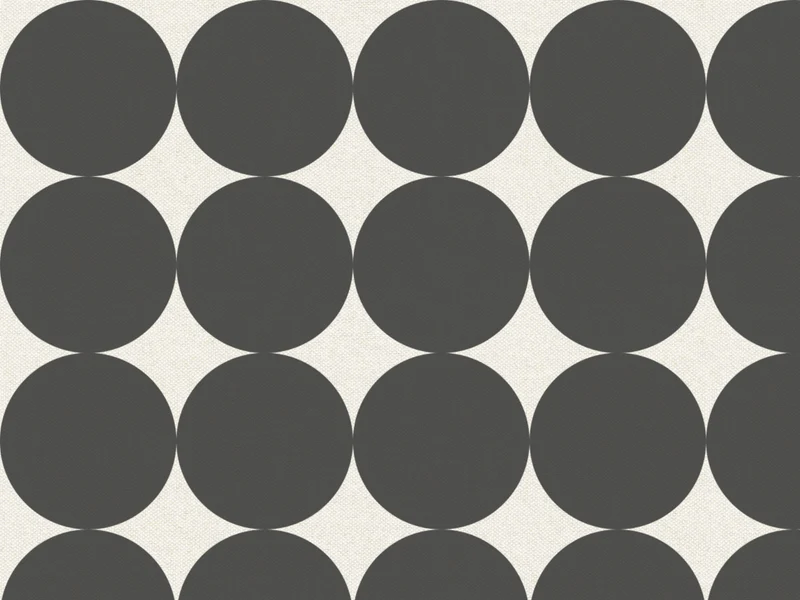 Dot coussins géométriques en tissu hydrofuge noir