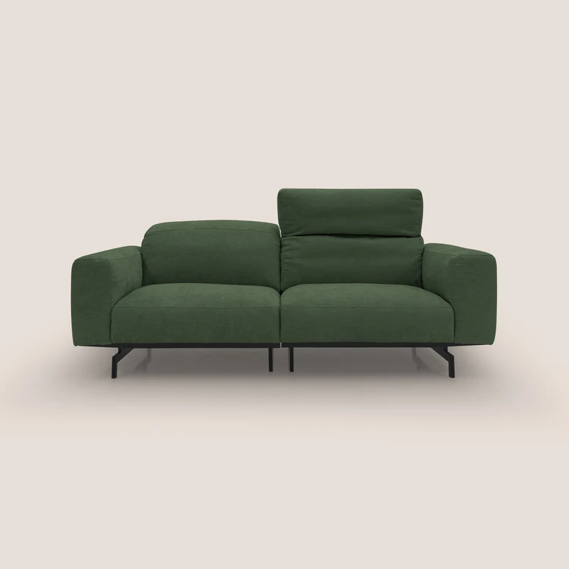 Sakura Canapé modulable en tissu flammé doux et imperméable T14 vert