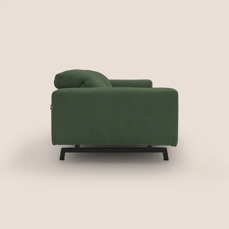 Sakura Canapé modulable en tissu flammé doux et imperméable T14 vert