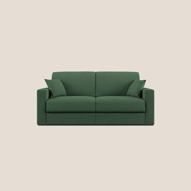 Best Canapé-lit double en tissu détachable QuickClean T08 vert