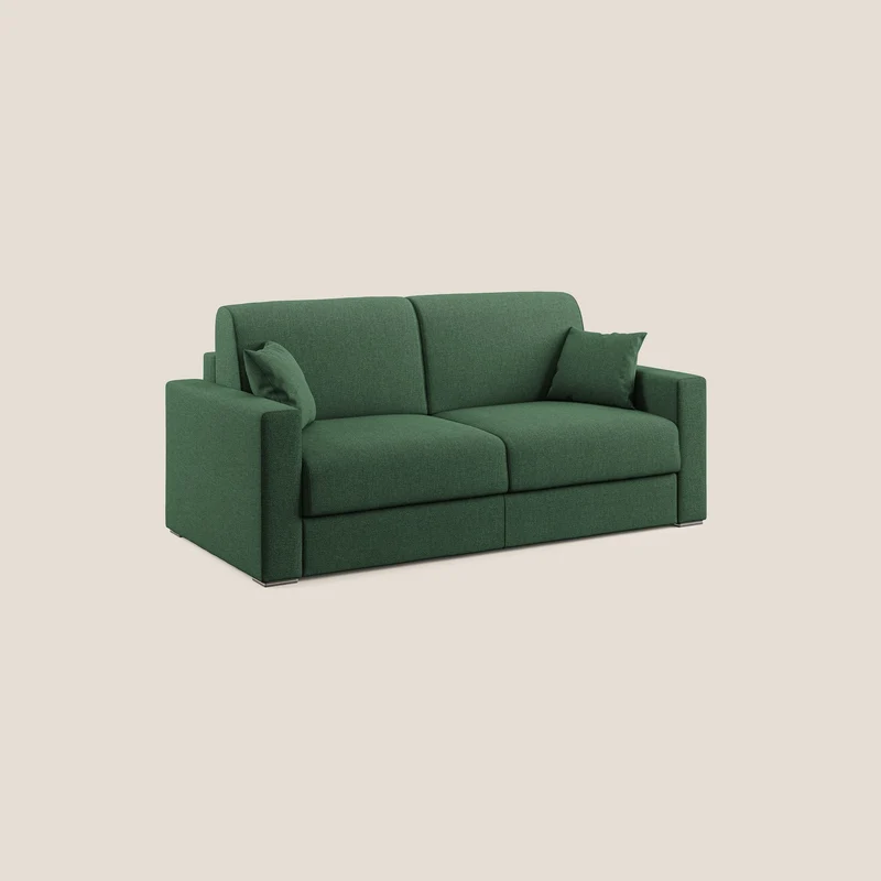 Best Canapé-lit double en tissu détachable QuickClean T08 vert