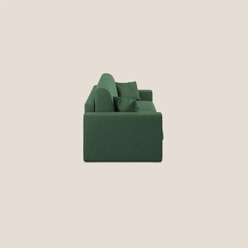 Best Canapé-lit double en tissu détachable QuickClean T08 vert