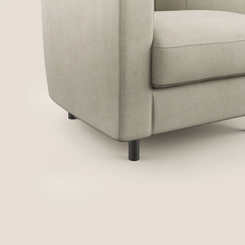 Pandora Fauteuil en tissu doux imperméable T02 crème