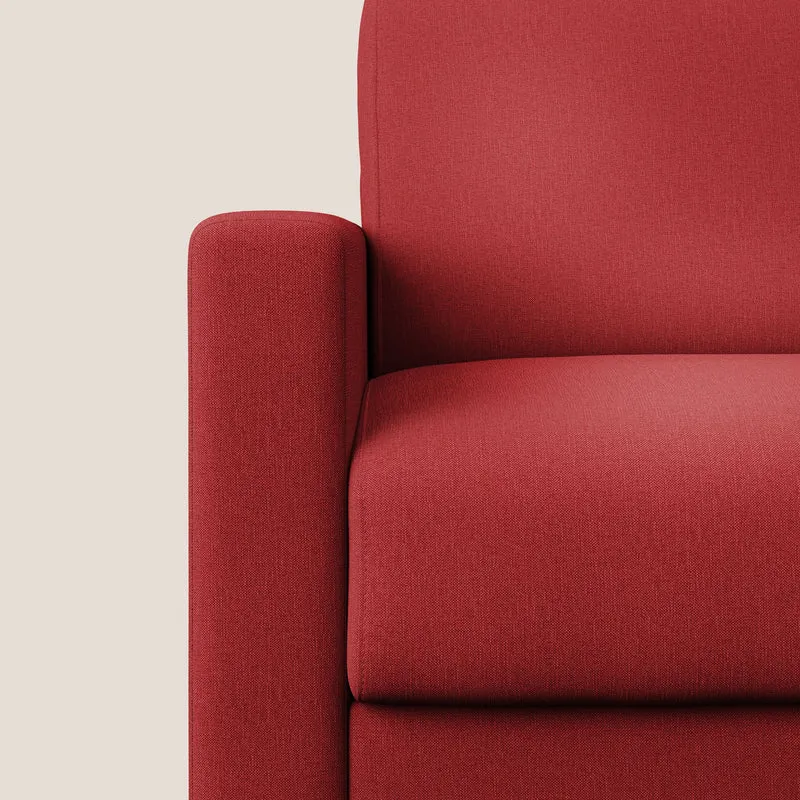 Chris Fauteuil convertible en tissu imperméable T13 rouge