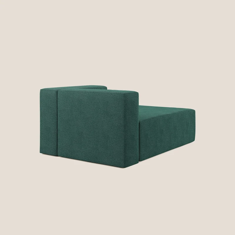 Nettuno module meridiénne en bouclette douce T07 vert