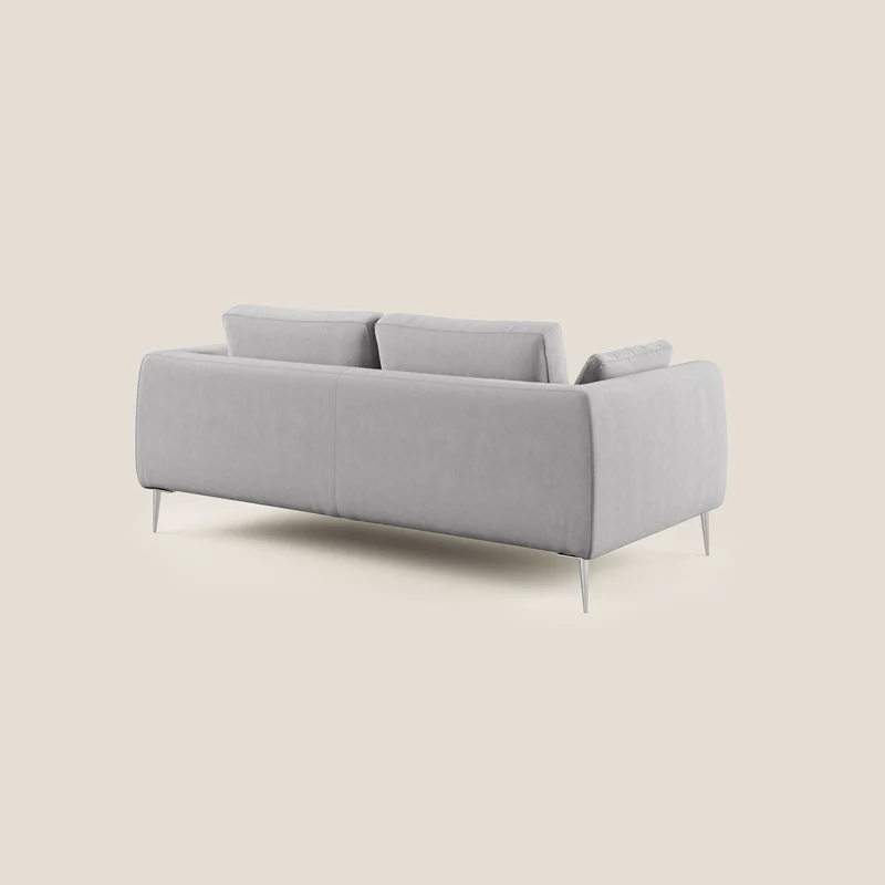 Plano canapé moderne en microfibre technique détachable T11 gris