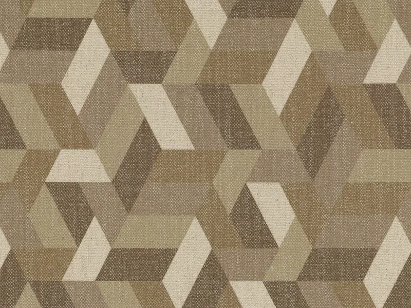 Unreal coussins à fantaisie géométriques en tissu hydrofuge beige