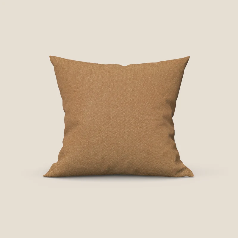 Dalt coussin disponible en différentes couleurs en bouclette souple et imperméable T07 orange